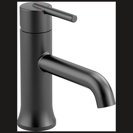 DELTA Trinsic Single Handle Bathroom Faucet Matte Black 559LF-BLLPU